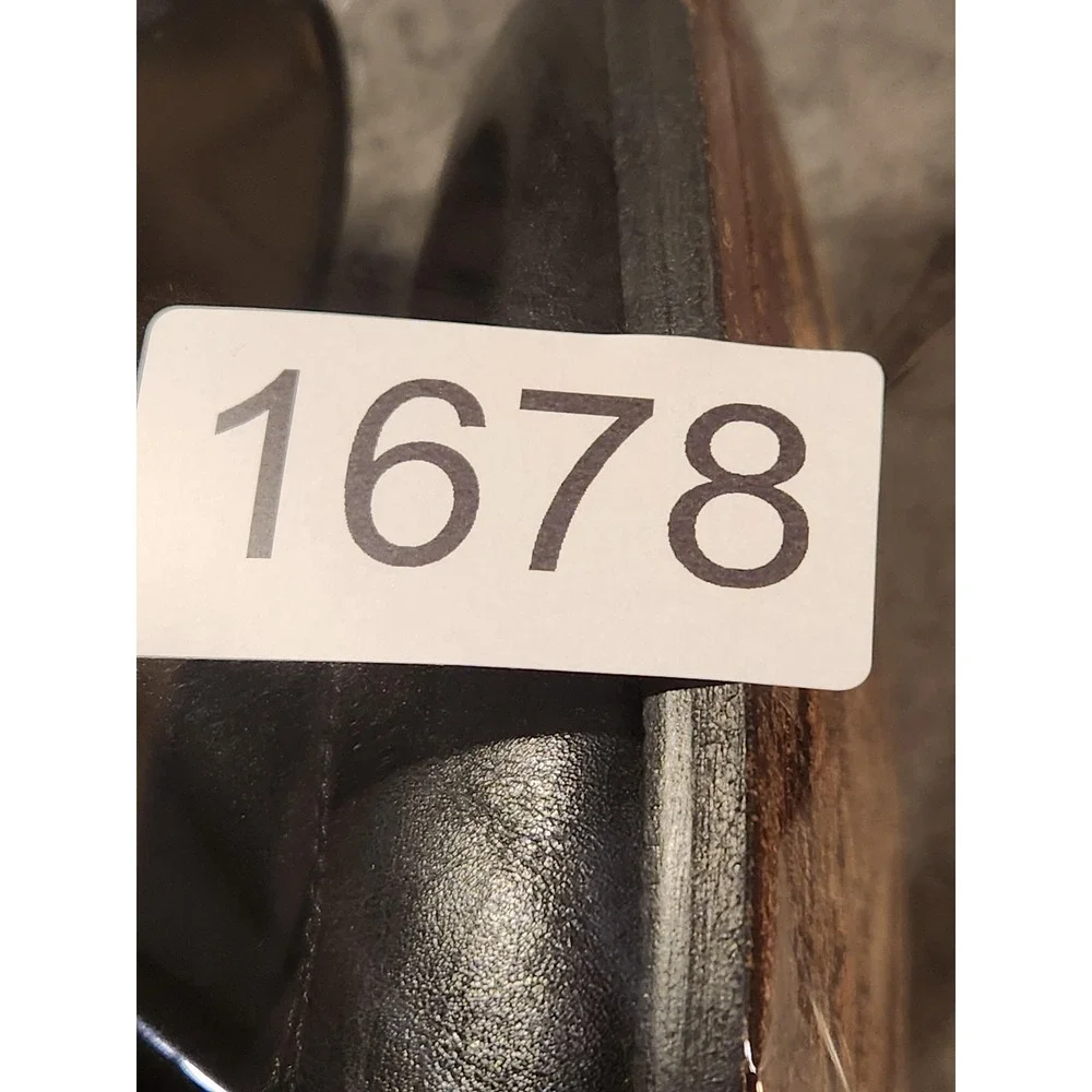 G.H. Bass & Co. Shoes Mens Size 9 Black Leather Brogue Dress BASS-TED Wingtip